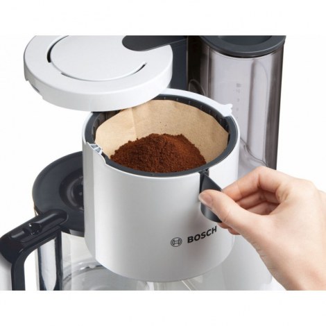 Bosch | Styline Coffee maker | TKA8011 | Drip | 1160 W | 1.38 L | 360° rotational base No | White - 5